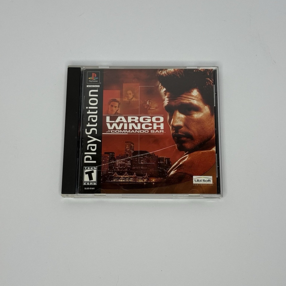 Largo Winch. Commando Sar (Sony PlayStation 1, 2002) PS1 CIB w/ Reg Card Tested